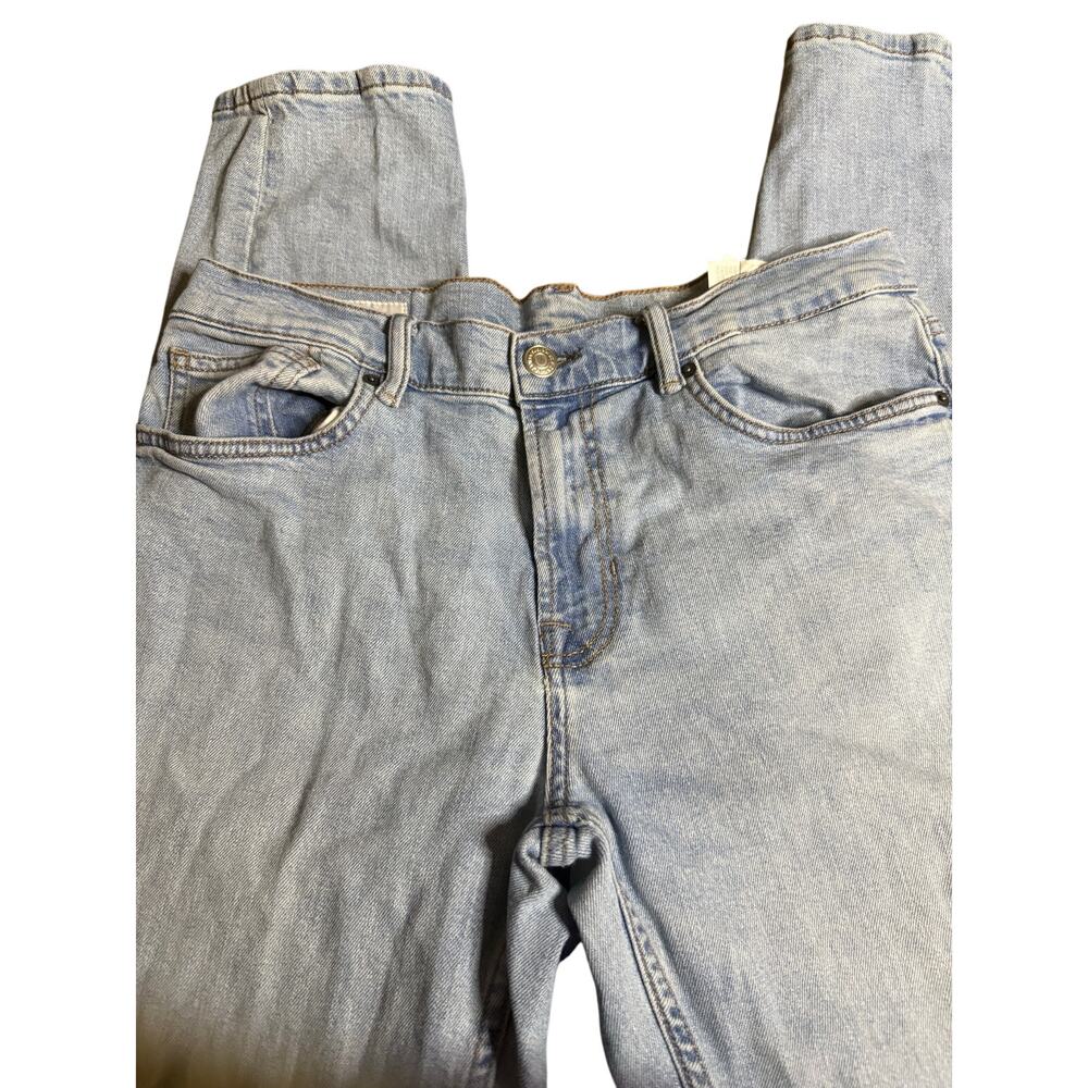Zara Light Wash Slim Fit Straight Leg Jeans, Men's Size 34x31